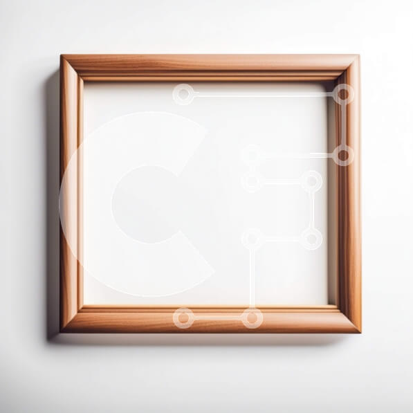 Intra Συλλεκτικό Ξύλινο Παζλ Plywood  4mm - Μινιμαλιστική ξύλινη κορνίζα σε λευκό τοίχο Σε Ξύλινο Κουτί - Διαστάσεις Puzzle: 10x10 cm – 25 κομμάτια