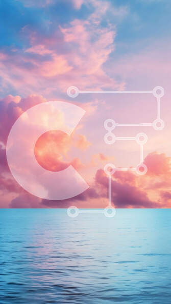 Σετ των 2 Intra Συλλεκτικό Ξύλινο Παζλ Plywood  4mm - Εκπληκτικό ηλιοβασίλεμα πάνω από τον ωκεανό με πολύχρωμα σύννεφα Σε Ξύλινο Κουτί - Διαστάσεις: 10x10 cm – 25 κομμάτια