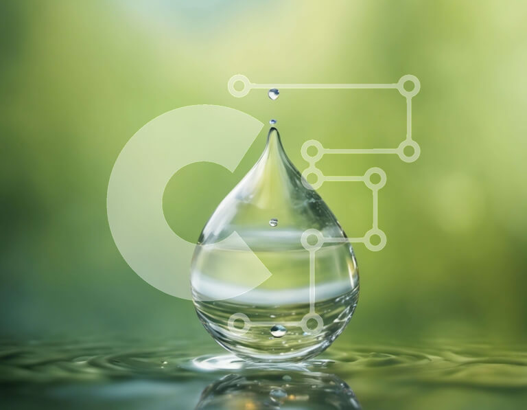 Intra Συλλεκτικό Ξύλινο Παζλ Plywood  4mm - Σταγόνα καθαρού νερού που πέφτει σε υδάτινο σώμα Σε Ξύλινο Κουτί - Διαστάσεις: 10x10 cm – 25 κομμάτια