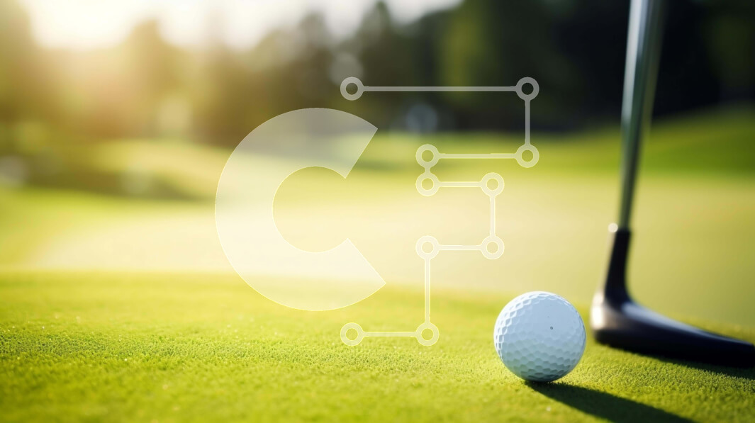 Intra Συλλεκτικό Ξύλινο Παζλ Plywood  4mm - Μπάλα του γκολφ, μπλουζάκι και κλαμπ στο γρασίδι Σε Ξύλινο Κουτί - Διαστάσεις Puzzle: 10x10 cm – 25 κομμάτια