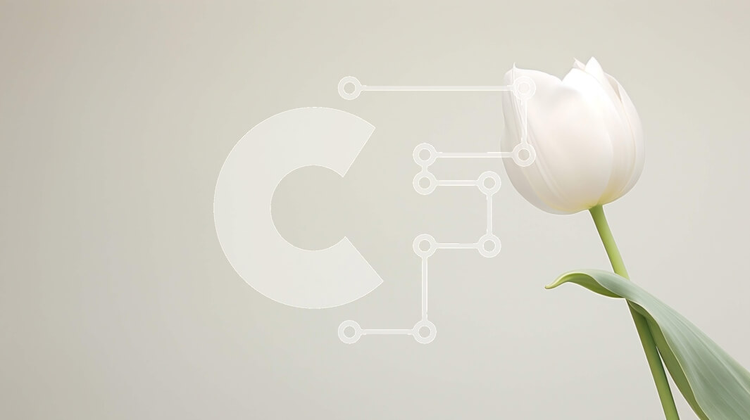 Intra Συλλεκτικό Ξύλινο Παζλ Plywood  4mm - Μονό λευκό λουλούδι τουλίπας σε γυάλινο βάζο Σε Ξύλινο Κουτί - Διαστάσεις: 10x10 cm – 25 κομμάτια