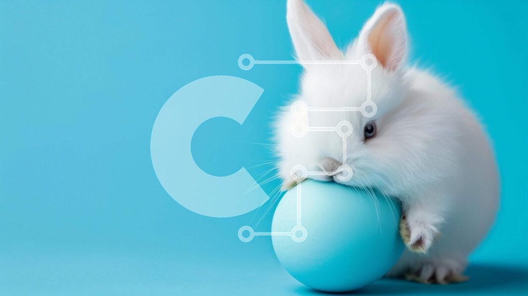 Intra Συλλεκτικό Ξύλινο Παζλ Plywood  4mm - Λευκό κουνέλι με πασχαλινό αυγό Σε Ξύλινο Κουτί - Διαστάσεις: 10x10 cm – 25 κομμάτια