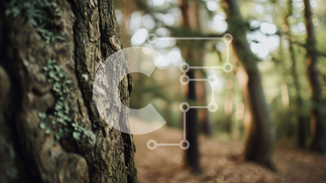 Intra Συλλεκτικό Ξύλινο Παζλ Plywood  4mm - Κορμός δέντρου στο δάσος Σε Ξύλινο Κουτί - Διαστάσεις: 10x10 cm – 25 κομμάτια