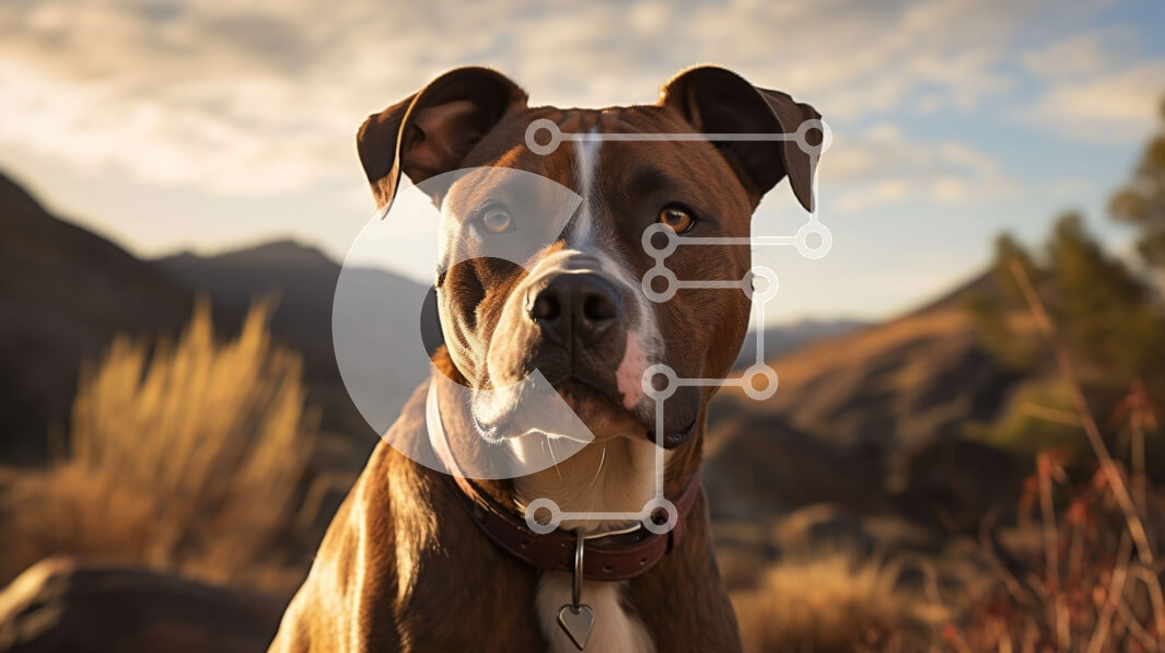 Intra Συλλεκτικό Ξύλινο Παζλ Plywood  4mm - Σοβαρός σκύλος μπόξερ στο χωράφι Σε Ξύλινο Κουτί - Διαστάσεις: 10x10 cm – 25 κομμάτια