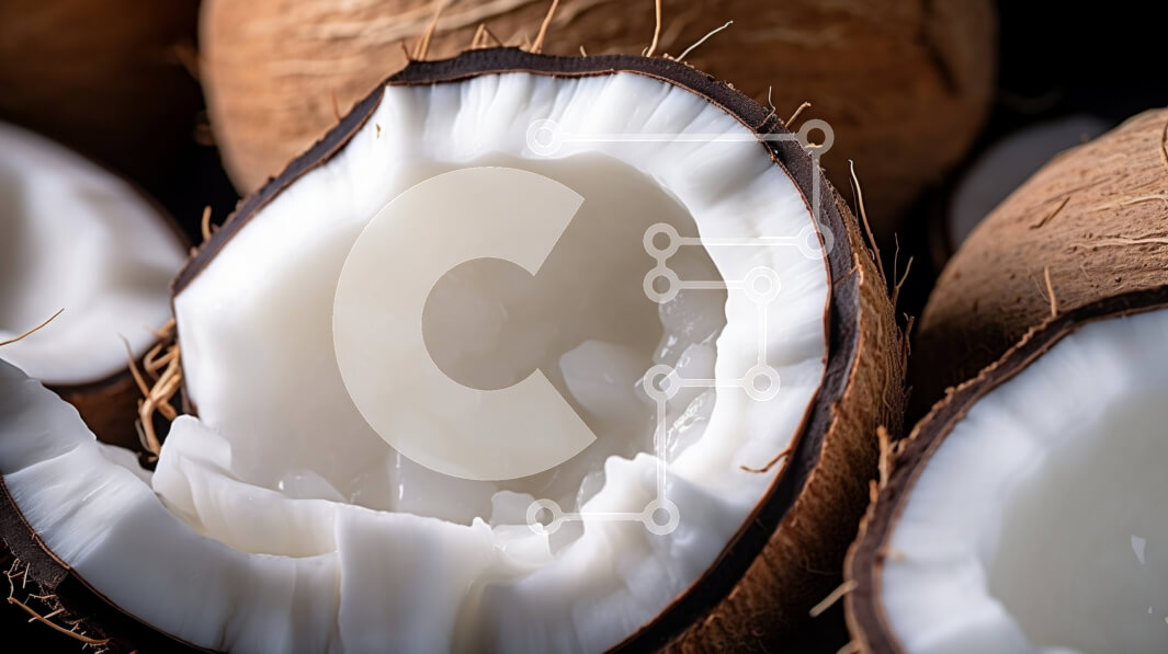 Σετ των 2 Intra Συλλεκτικό Ξύλινο Παζλ Plywood  4mm - Κοντινό πλάνο καρύδας με αφαίρεση φλοιού Σε Ξύλινο Κουτί - Διαστάσεις: 10x10 cm – 25 κομμάτια