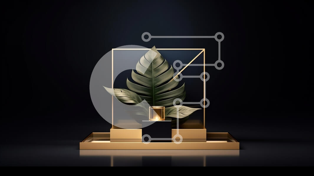 Intra Συλλεκτικό Ξύλινο Παζλ Plywood  4mm - Όμορφη εικόνα του χρυσού αγάλματος φοίνικα σε σκούρο φόντο Σε Ξύλινο Κουτί - Διαστάσεις: 10x10 cm – 25 κομμάτια