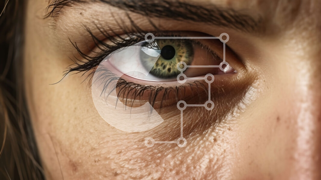 Intra Συλλεκτικό Ξύλινο Παζλ Plywood  4mm - Όμορφη κινηματογράφηση σε πρώτο πλάνο του γυναικείου ματιού με μακριές βλεφαρίδες Σε Ξύλινο Κουτί - Διαστάσεις Puzzle: 10x10 cm – 25 κομμάτια