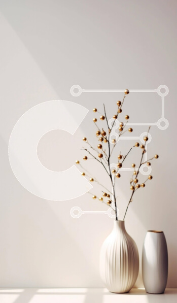 Intra Συλλεκτικό Ξύλινο Παζλ Plywood  4mm - Απλή και Κομψή Σύνθεση Βάζου για Κατοικιακούς και Εμπορικούς Χώρους Σε Ξύλινο Κουτί - Διαστάσεις Puzzle: 10x10 cm – 25 κομμάτια