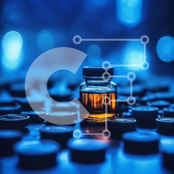 Intra Συλλεκτικό Ξύλινο Παζλ Plywood  4mm - Μπουκάλι Dark Liquid για Ιατρικούς σκοπούς Σε Ξύλινο Κουτί - Διαστάσεις Puzzle: 10x10 cm – 25 κομμάτια