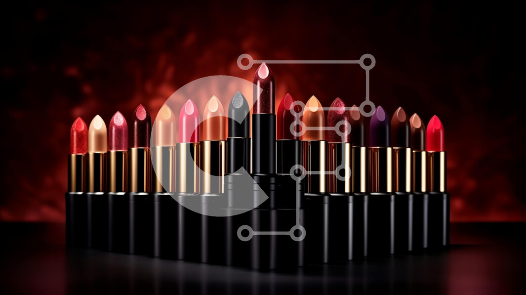 Σετ των 2 Intra Συλλεκτικό Ξύλινο Παζλ Plywood  4mm - Κομψή πυραμίδα κραγιόν σε σκούρο φόντο Σε Ξύλινο Κουτί - Διαστάσεις: 10x10 cm – 25 κομμάτια