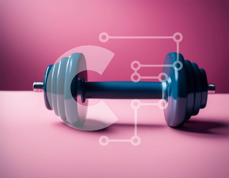 Intra Συλλεκτικό Ξύλινο Παζλ Plywood  4mm - Μπλε αλτήρας σε ροζ φόντο Σε Ξύλινο Κουτί - Διαστάσεις: 10x10 cm – 25 κομμάτια