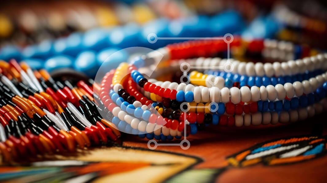 Σετ των 2 Intra Συλλεκτικό Ξύλινο Παζλ Plywood  4mm - Πολύχρωμα βραχιόλια με χάντρες στοίβα Σε Ξύλινο Κουτί - Διαστάσεις: 10x10 cm – 25 κομμάτια