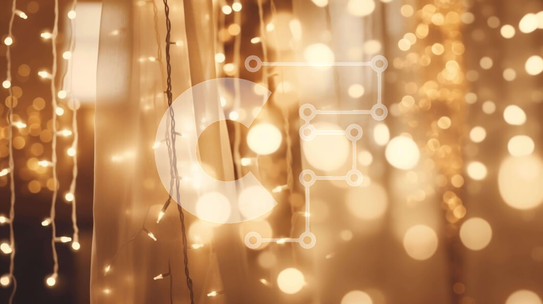 Intra Συλλεκτικό Ξύλινο Παζλ Plywood  4mm - Χρυσές κουρτίνες με κρεμαστά φωτάκια Σε Ξύλινο Κουτί - Διαστάσεις Puzzle: 10x10 cm – 25 κομμάτια