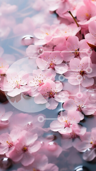 Σετ των 2 Intra Συλλεκτικό Ξύλινο Παζλ Plywood  4mm - Όμορφη κινηματογράφηση σε πρώτο πλάνο ενός ροζ λουλουδιού με σταγονίδια νερού Σε Ξύλινο Κουτί - Διαστάσεις: 10x10 cm – 25 κομμάτια