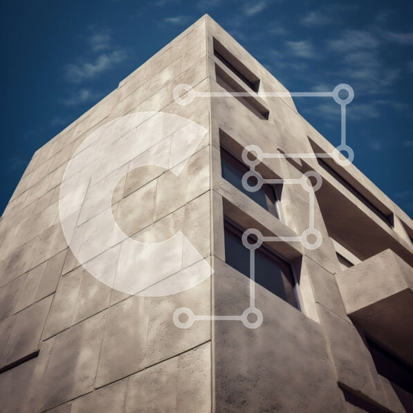 Intra Συλλεκτικό Ξύλινο Παζλ Plywood  4mm - Κομψό μινιμαλιστικό κτήριο με μεγάλα παράθυρα και μπαλκόνια Σε Ξύλινο Κουτί - Διαστάσεις Puzzle: 10x10 cm – 25 κομμάτια