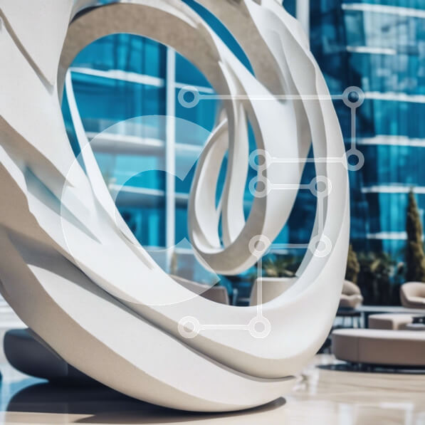 Intra Συλλεκτικό Ξύλινο Παζλ Plywood  4mm - Λευκό γλυπτό σε εσωτερικό χώρο Σε Ξύλινο Κουτί - Διαστάσεις Puzzle: 10x10 cm – 25 κομμάτια