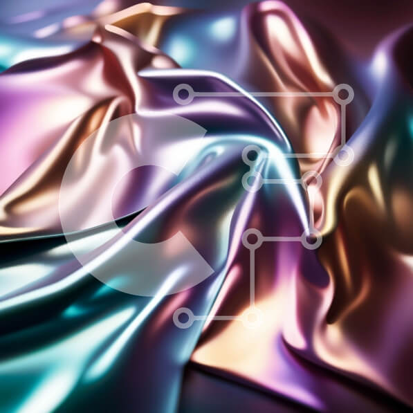 Σετ των 2 Intra Συλλεκτικό Ξύλινο Παζλ Plywood  4mm - Εκπληκτική εικόνα από πολύχρωμο μεταλλικό ύφασμα με γυαλιστερή λάμψη Σε Ξύλινο Κουτί - Διαστάσεις: 10x10 cm – 25 κομμάτια