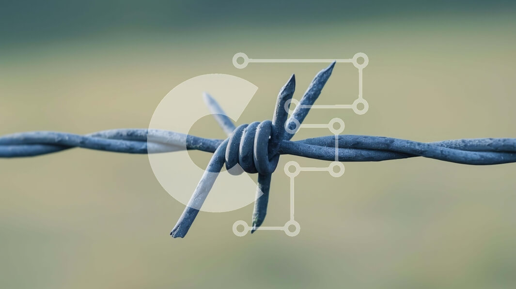 Intra Συλλεκτικό Ξύλινο Παζλ Plywood  4mm - Μονό συρματόπλεγμα σε θολό φόντο Σε Ξύλινο Κουτί - Διαστάσεις: 10x10 cm – 25 κομμάτια