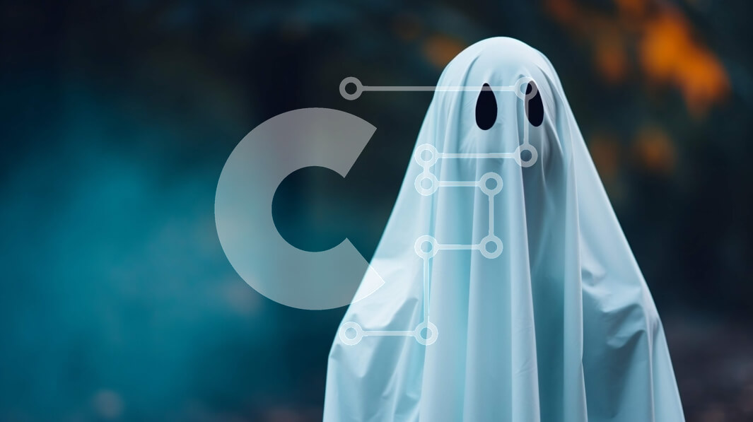 Intra Συλλεκτικό Ξύλινο Παζλ Plywood  4mm - Scary Ghost in the Woods το Halloween Σε Ξύλινο Κουτί - Διαστάσεις: 10x10 cm – 25 κομμάτια