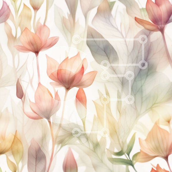 Intra Συλλεκτικό Ξύλινο Παζλ Plywood  4mm - Ζωντανή ακουαρέλα ζωγραφική με αγριολούλουδα σε ένα χωράφι Σε Ξύλινο Κουτί - Διαστάσεις Puzzle: 10x10 cm – 25 κομμάτια