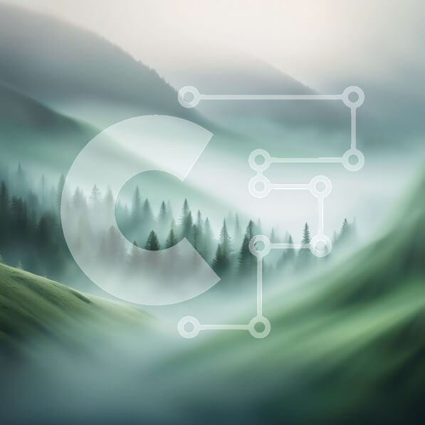 Intra Συλλεκτικό Ξύλινο Παζλ Plywood  4mm - Όμορφο ορεινό τοπίο με ομίχλη και χιονισμένες κορυφές Σε Ξύλινο Κουτί - Διαστάσεις: 10x10 cm – 25 κομμάτια