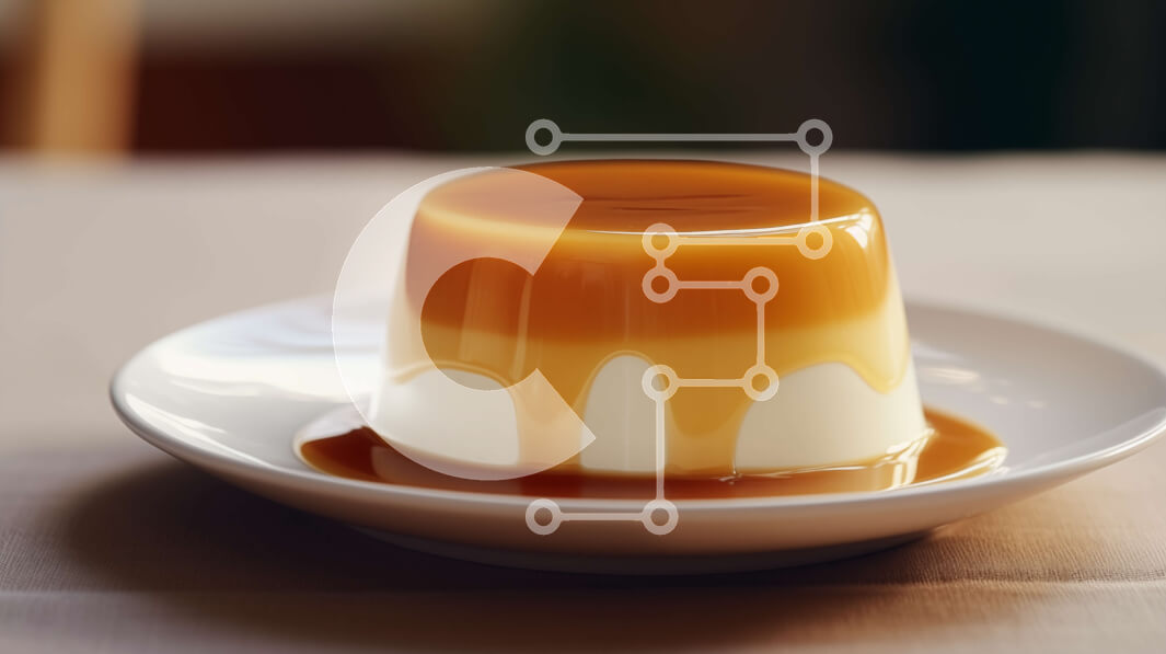 Σετ των 2 Intra Συλλεκτικό Ξύλινο Παζλ Plywood  4mm - Σπιτικό οβάλ επιδόρπιο με σάλτσα καραμέλας Σε Ξύλινο Κουτί - Διαστάσεις: 10x10 cm – 25 κομμάτια