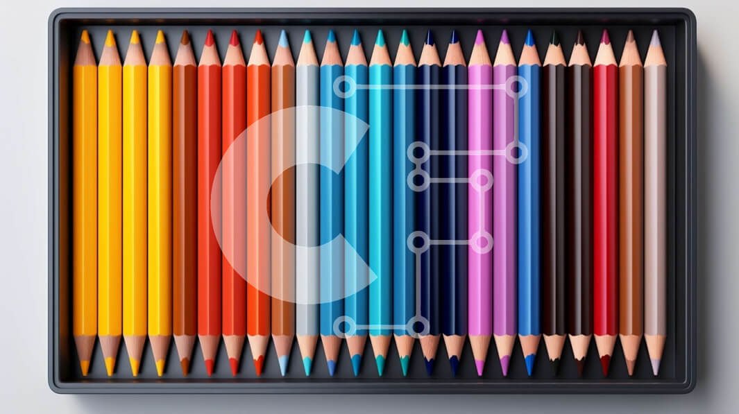 Intra Συλλεκτικό Ξύλινο Παζλ Plywood  4mm - Color Pencils Box - Ζωντανά χρώματα για δημιουργικά έργα Σε Ξύλινο Κουτί - Διαστάσεις Puzzle: 10x10 cm – 25 κομμάτια