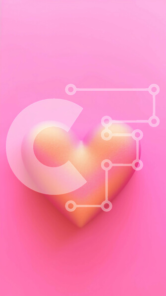 Intra Συλλεκτικό Ξύλινο Παζλ Plywood  4mm - Ροζ αντικείμενο σε σχήμα καρδιάς σε ροζ φόντο Σε Ξύλινο Κουτί - Διαστάσεις: 10x10 cm – 25 κομμάτια