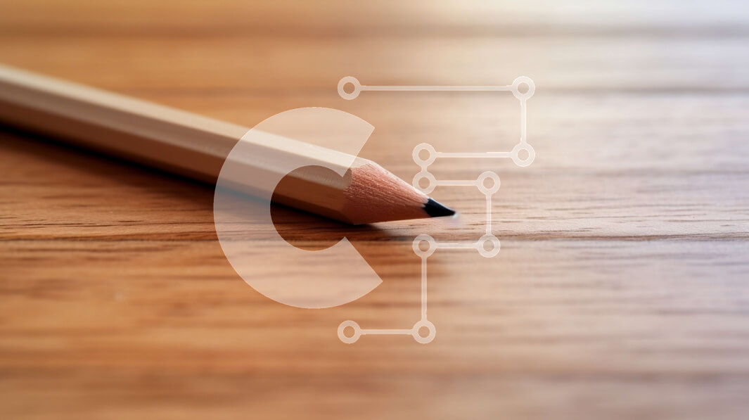 Intra Συλλεκτικό Ξύλινο Παζλ Plywood  4mm - Μονό μολύβι σε ημιτελές ξύλινο τραπέζι Σε Ξύλινο Κουτί - Διαστάσεις: 10x10 cm – 25 κομμάτια