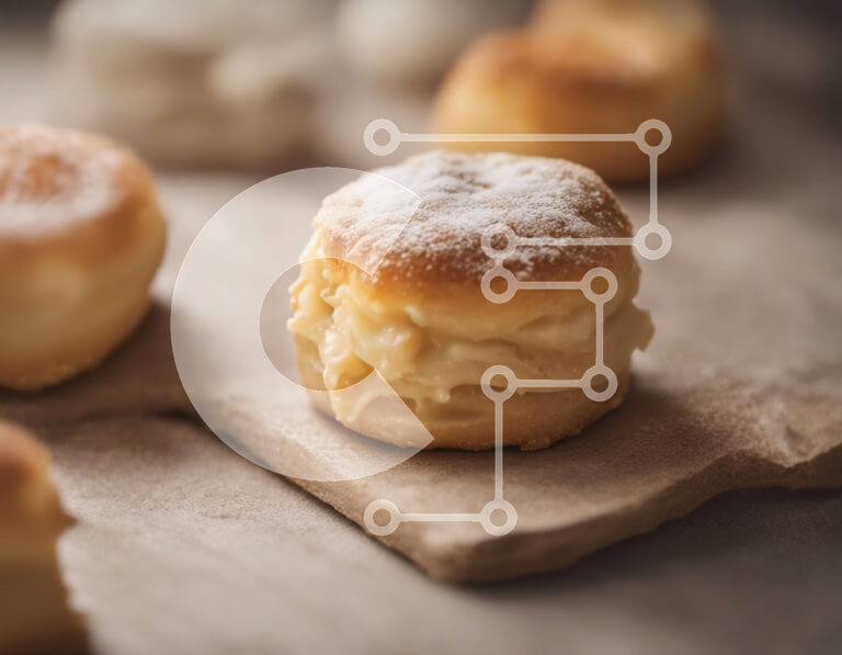 Σετ των 2 Intra Συλλεκτικό Ξύλινο Παζλ Plywood  4mm - Νόστιμα ντόνατς σε ημιτελές ξύλο Σε Ξύλινο Κουτί - Διαστάσεις: 10x10 cm – 25 κομμάτια