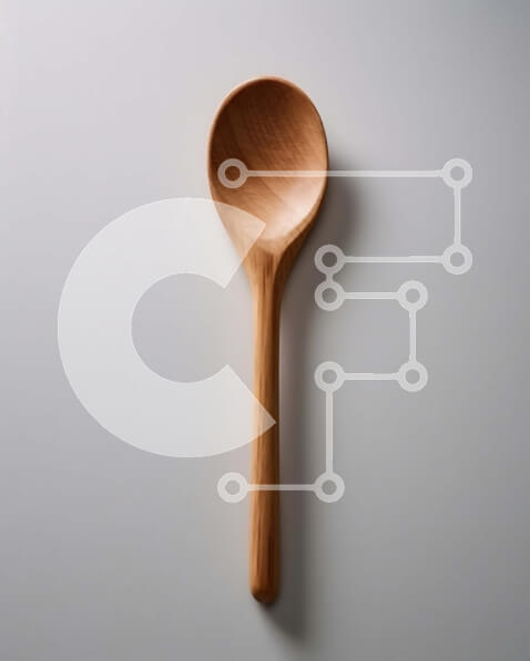 Intra Συλλεκτικό Ξύλινο Παζλ Plywood  4mm - Απλό ξύλινο κουτάλι με μακριά λαβή Σε Ξύλινο Κουτί - Διαστάσεις: 10x10 cm – 25 κομμάτια