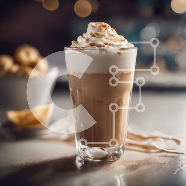 Σετ των 2 Intra Συλλεκτικό Ξύλινο Παζλ Plywood  4mm - Φλιτζάνι καφέ με σαντιγί και λεμόνι Σε Ξύλινο Κουτί - Διαστάσεις: 10x10 cm – 25 κομμάτια