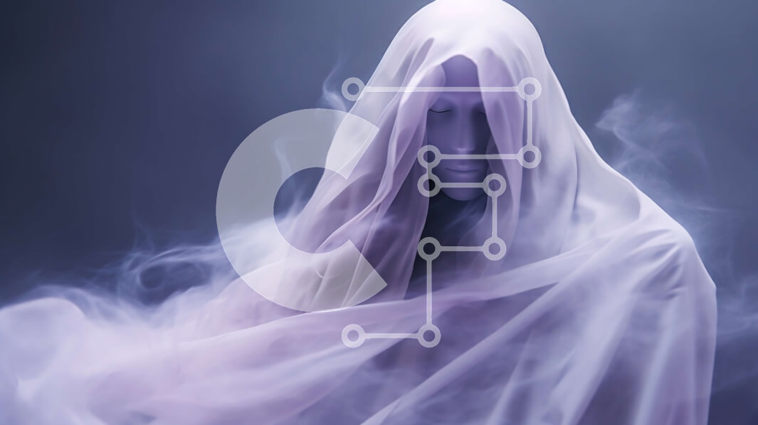 Intra Συλλεκτικό Ξύλινο Παζλ Plywood  4mm - Φανταστική φιγούρα με λευκές ρόμπες που περιβάλλεται από καπνό Σε Ξύλινο Κουτί - Διαστάσεις Puzzle: 10x10 cm – 25 κομμάτια