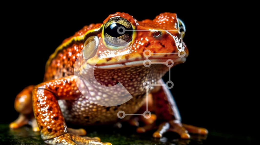 Σετ των 2 Intra Συλλεκτικό Ξύλινο Παζλ Plywood  4mm - Όμορφη εικόνα ενός βατράχου Poison Dart σε ένα φύλλο Σε Ξύλινο Κουτί - Διαστάσεις: 10x10 cm – 25 κομμάτια