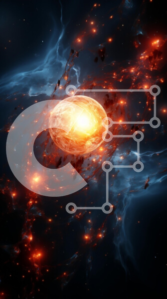 Intra Συλλεκτικό Ξύλινο Παζλ Plywood  4mm - Εκπληκτική εικόνα ενός φωτεινού αντικειμένου στο διάστημα Σε Ξύλινο Κουτί - Διαστάσεις Puzzle: 10x10 cm – 25 κομμάτια