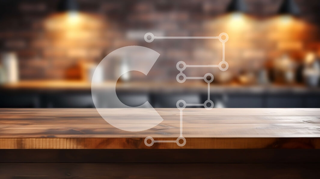 Intra Συλλεκτικό Ξύλινο Παζλ Plywood  4mm - Ξύλινη μπλούζα μπαρ με καφέ δερμάτινο σκαμπό μπαρ σε εσωτερικό τοίχο από τούβλα Σε Ξύλινο Κουτί - Διαστάσεις Puzzle: 10x10 cm – 25 κομμάτια