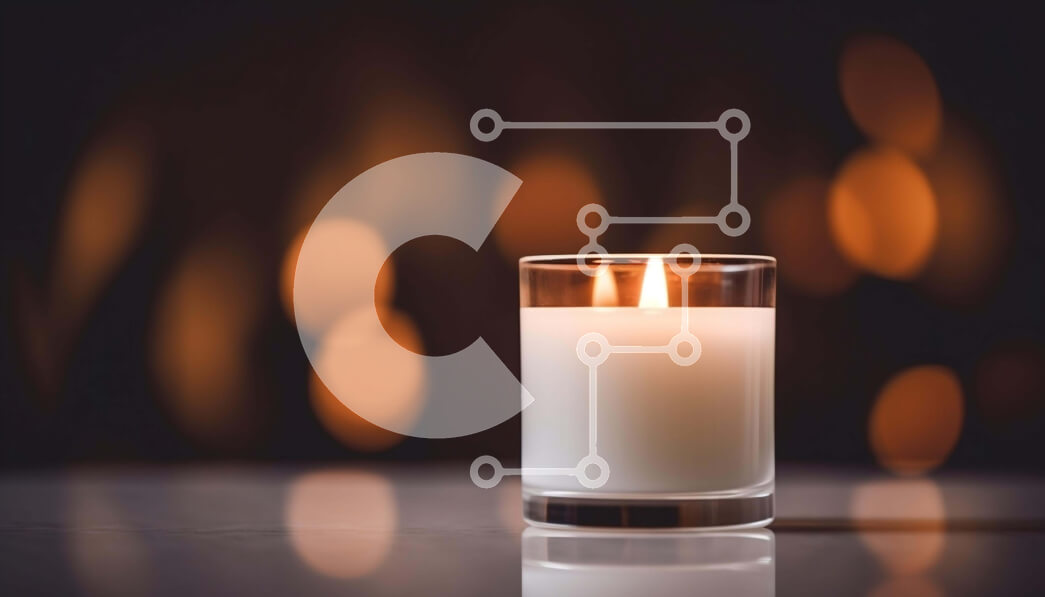 Intra Συλλεκτικό Ξύλινο Παζλ Plywood  4mm - Ήσυχη ατμόσφαιρα με ένα μόνο αναμμένο κερί Σε Ξύλινο Κουτί - Διαστάσεις Puzzle: 10x10 cm – 25 κομμάτια