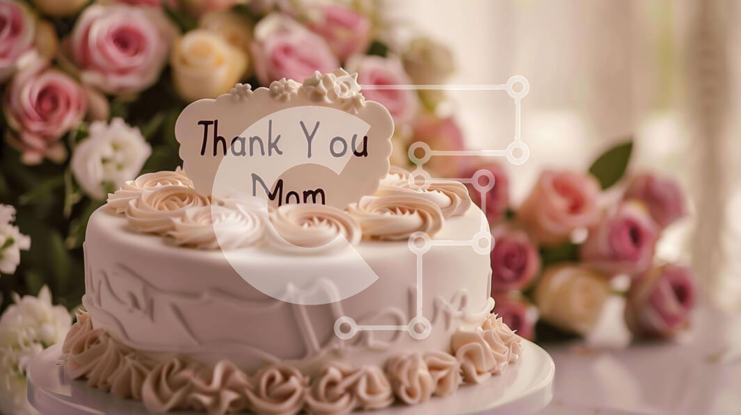 Σετ των 2 Intra Συλλεκτικό Ξύλινο Παζλ Plywood  4mm - Λευκή τούρτα με ροζ και λευκά λουλούδια και ευχαριστήρια κάρτα Σε Ξύλινο Κουτί - Διαστάσεις: 10x10 cm – 25 κομμάτια