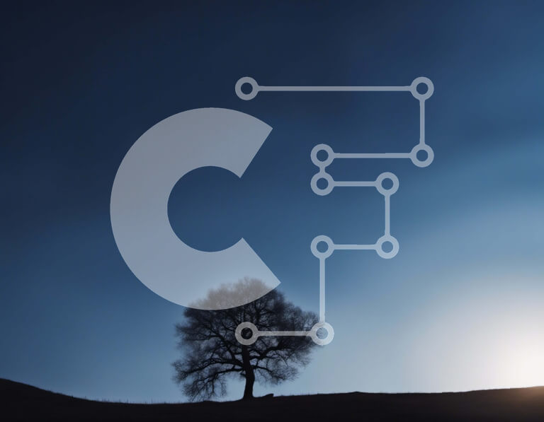 Intra Συλλεκτικό Ξύλινο Παζλ Plywood  4mm - Μοναχικό δέντρο σκιαγραφημένο στο μπλε ουρανό Σε Ξύλινο Κουτί - Διαστάσεις: 10x10 cm – 25 κομμάτια