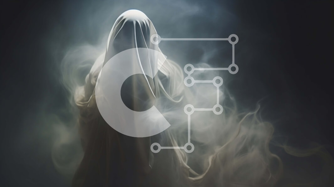 Intra Συλλεκτικό Ξύλινο Παζλ Plywood  4mm - Ghostly Figure in the Dark with Smoke Σε Ξύλινο Κουτί - Διαστάσεις Puzzle: 10x10 cm – 25 κομμάτια