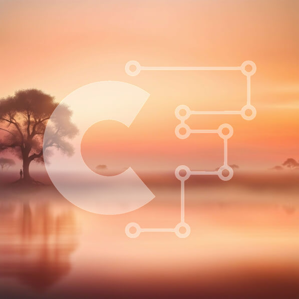 Intra Συλλεκτικό Ξύλινο Παζλ Plywood  4mm - Ειρηνικό και γαλήνιο τοπίο ενός μοναχικού δέντρου σε μια ομιχλώδη λίμνη στο ηλιοβασίλεμα Σε Ξύλινο Κουτί - Διαστάσεις: 10x10 cm – 25 κομμάτια