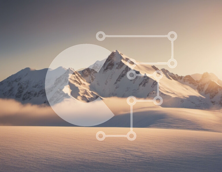 Intra Συλλεκτικό Ξύλινο Παζλ Plywood  4mm - Χιονισμένη οροσειρά με σκιέρ Σε Ξύλινο Κουτί - Διαστάσεις: 10x10 cm – 25 κομμάτια