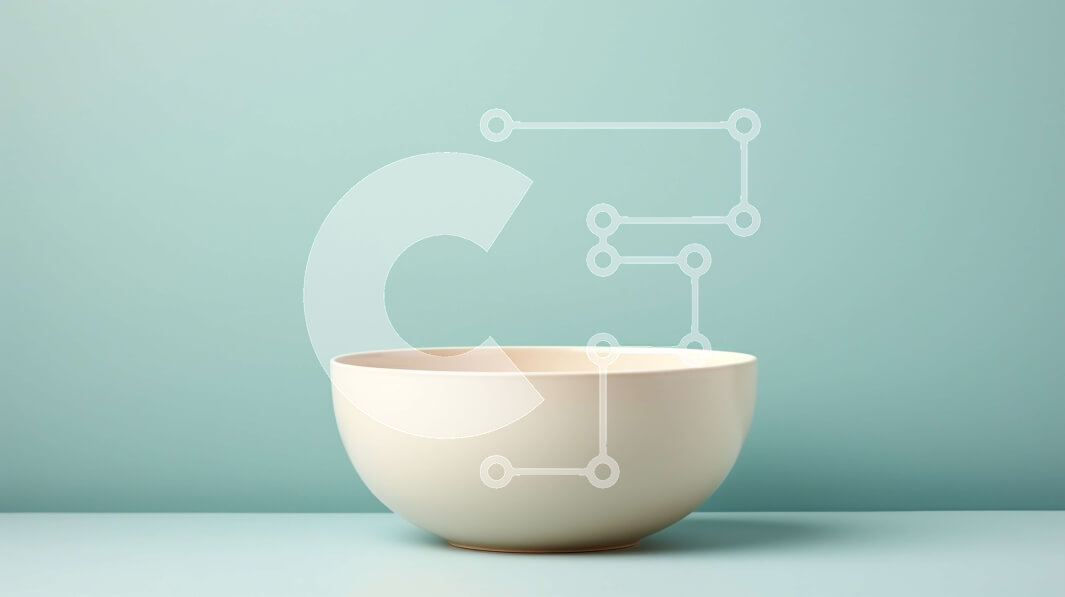 Intra Συλλεκτικό Ξύλινο Παζλ Plywood  4mm - Λευκό κεραμικό μπολ σε ένα τραπέζι Σε Ξύλινο Κουτί - Διαστάσεις Puzzle: 10x10 cm – 25 κομμάτια