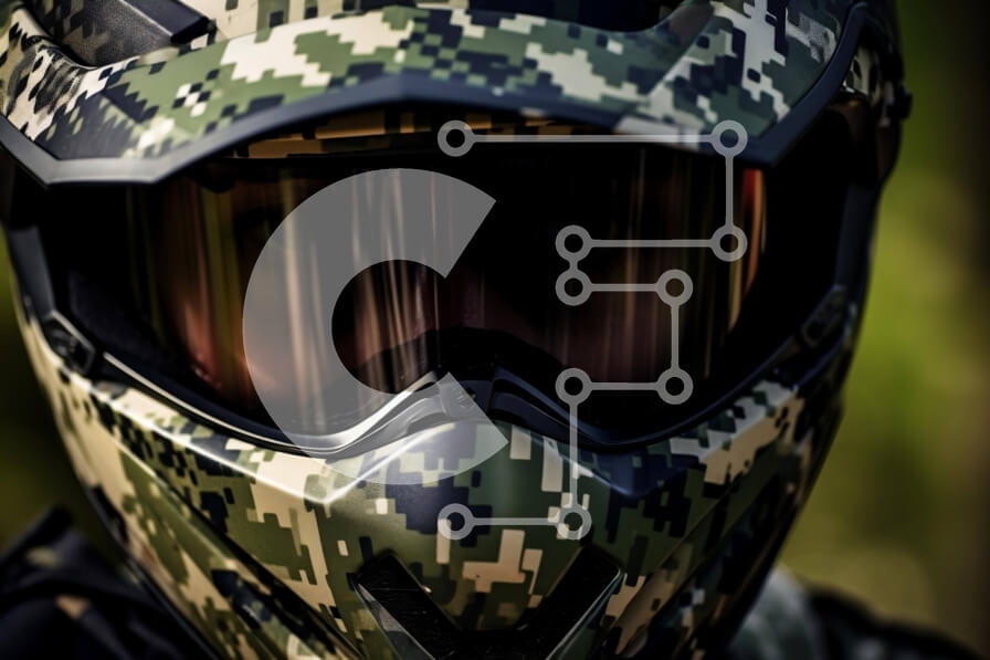 Intra Συλλεκτικό Ξύλινο Παζλ Plywood  4mm - Άτομο με εξοπλισμό παραλλαγής με γυαλιά Σε Ξύλινο Κουτί - Διαστάσεις Puzzle: 10x10 cm – 25 κομμάτια