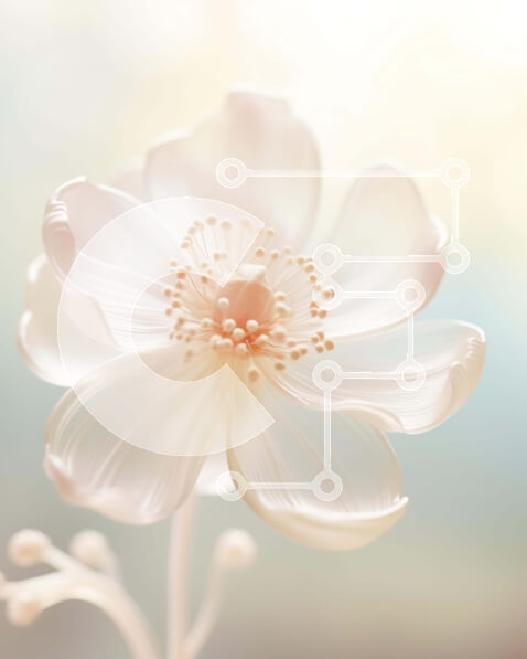 Intra Συλλεκτικό Ξύλινο Παζλ Plywood  4mm - Μονό λευκό λουλούδι Σε Ξύλινο Κουτί - Διαστάσεις: 10x10 cm – 25 κομμάτια