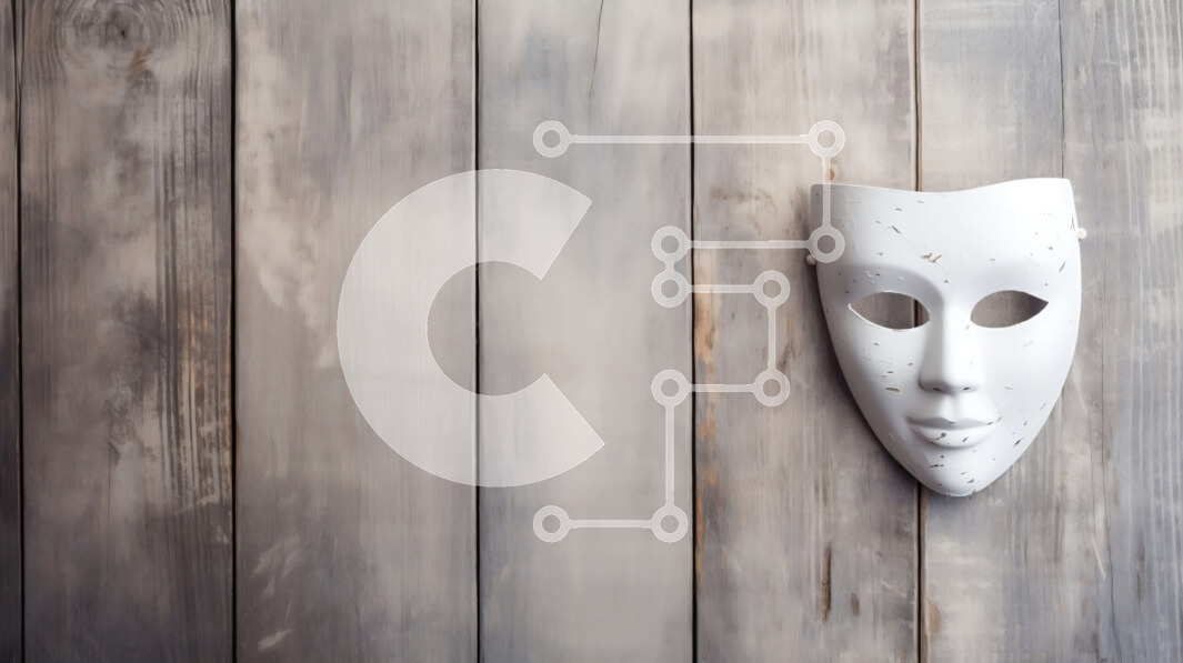 Intra Συλλεκτικό Ξύλινο Παζλ Plywood  4mm - Λευκή μάσκα που κρέμεται σε ξύλινο τοίχο Σε Ξύλινο Κουτί - Διαστάσεις Puzzle: 10x10 cm – 25 κομμάτια