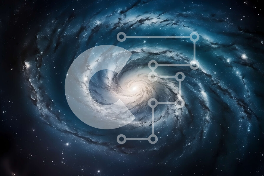 Intra Συλλεκτικό Ξύλινο Παζλ Plywood  4mm - Εκπληκτική εικόνα ενός περιστρεφόμενου σπειροειδούς γαλαξία Σε Ξύλινο Κουτί - Διαστάσεις Puzzle: 10x10 cm – 25 κομμάτια