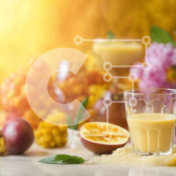 Σετ των 2 Intra Συλλεκτικό Ξύλινο Παζλ Plywood  4mm - Ποτήρι χυμό πορτοκαλιού με φρέσκα φρούτα Σε Ξύλινο Κουτί - Διαστάσεις: 10x10 cm – 25 κομμάτια