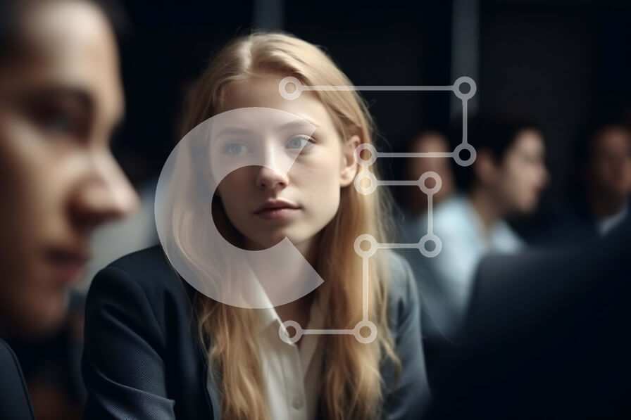 Intra Συλλεκτικό Ξύλινο Παζλ Plywood  4mm - Ομάδα επαγγελματιών στην αίθουσα συνεδριάσεων Σε Ξύλινο Κουτί - Διαστάσεις Puzzle: 10x10 cm – 25 κομμάτια