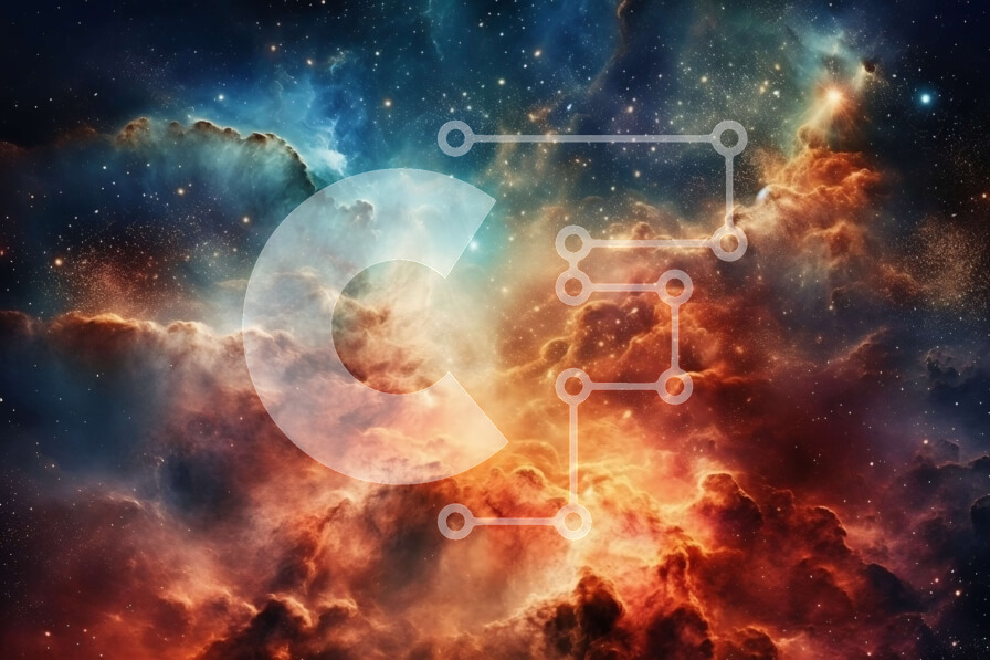 Intra Συλλεκτικό Ξύλινο Παζλ Plywood  4mm - Εκπληκτική εικόνα ενός νεφελώματος που σχηματίζει αστέρια στο διάστημα Σε Ξύλινο Κουτί - Διαστάσεις Puzzle: 10x10 cm – 25 κομμάτια